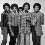 03-02-1979 Jackson 5, Michael, Jermaine, Marlon, Jackie and Tito Jackson at studio in Amsterdam, The Netherlands.

[keywords]Black & White Image, Posed[/keywords]